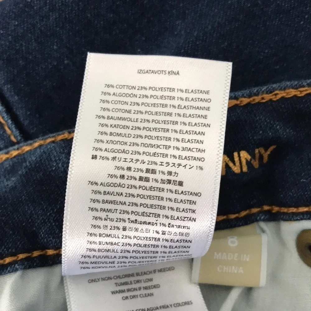 MICHAEL KORS Blue Cotton Blend Capris Jeans Size 8